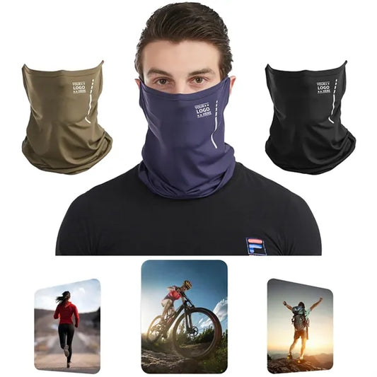 UV Protection Ice Silk Face Mask with Ear Loops