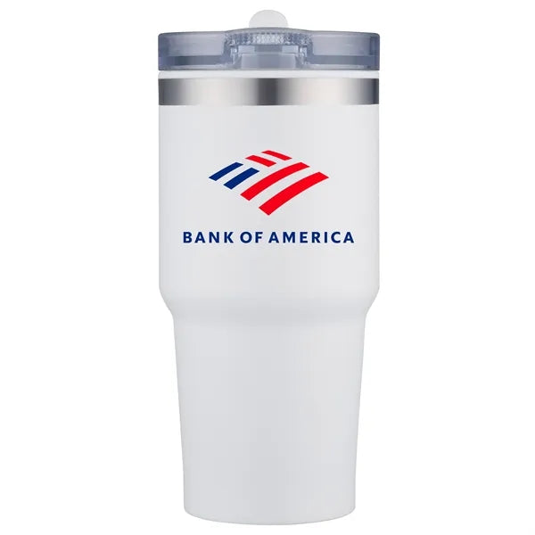 Oasis-XIV 20 Oz. Stainless Steel Tumbler with Flip Straw