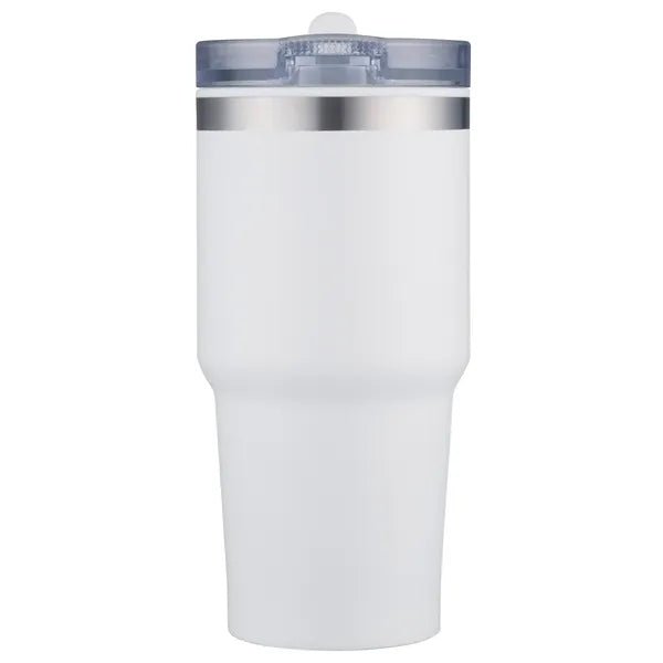 Oasis-XIV 20 Oz. Stainless Steel Tumbler with Flip Straw
