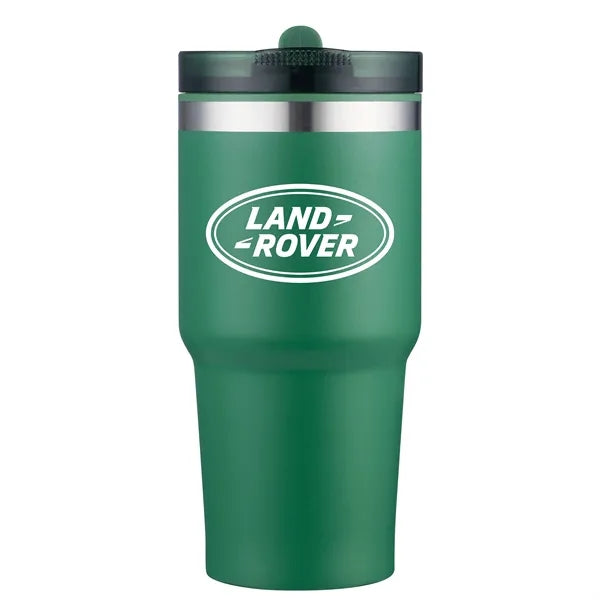 Oasis-XIV 20 Oz. Stainless Steel Tumbler with Flip Straw