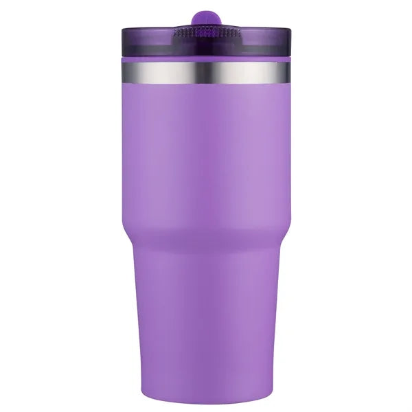 Oasis-XIV 20 Oz. Stainless Steel Tumbler with Flip Straw