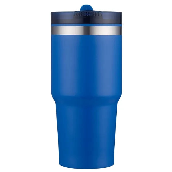 Oasis-XIV 20 Oz. Stainless Steel Tumbler with Flip Straw