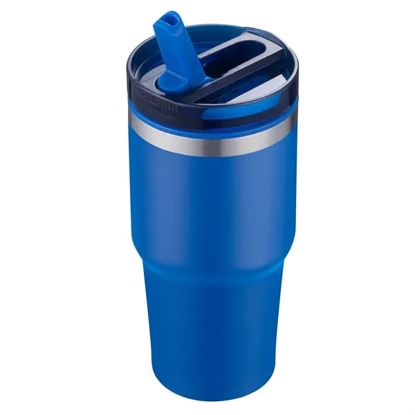 Oasis-XIV 20 Oz. Stainless Steel Tumbler with Flip Straw