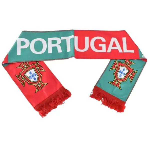 Acrylic Knitted Stadium Sports Scarf With Fringe