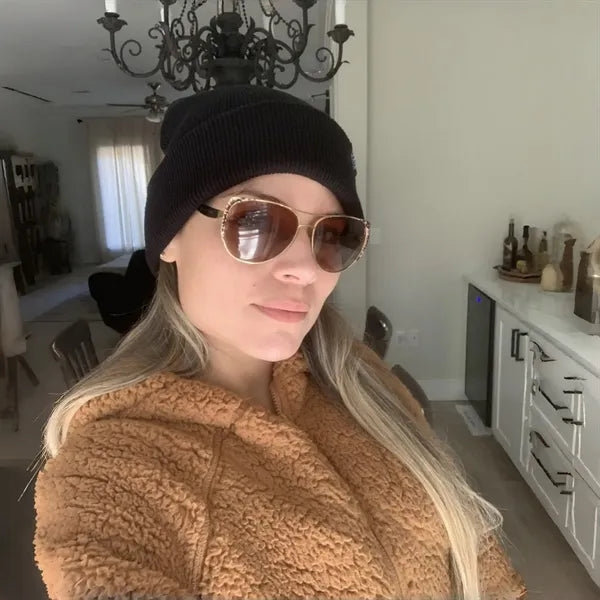 Satin Lined Knit Beanie Warm Soft Winter Hat