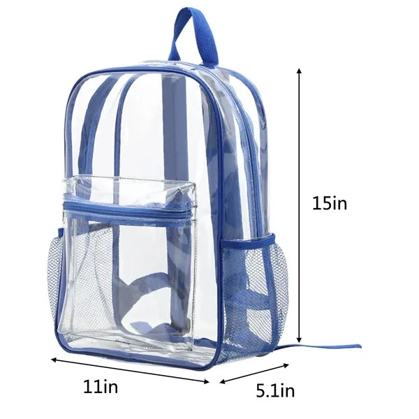 PVC Small Clear Travel Backpack Waterproof Stadium Bag
