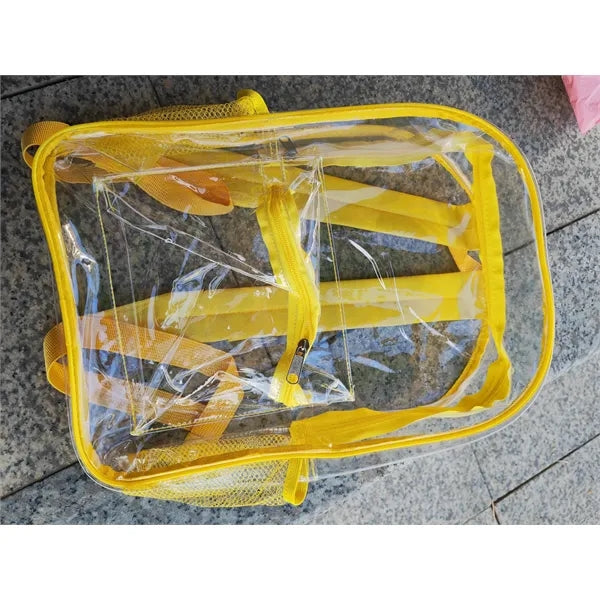 PVC Small Clear Travel Backpack Waterproof Stadium Bag