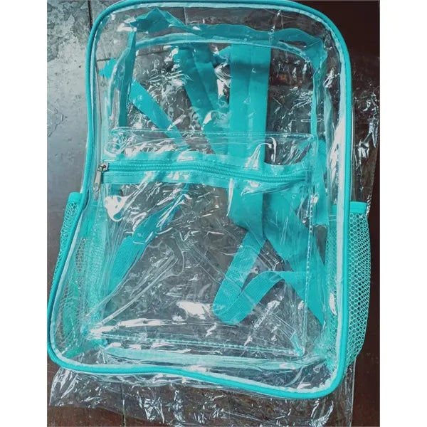 PVC Small Clear Travel Backpack Waterproof Stadium Bag