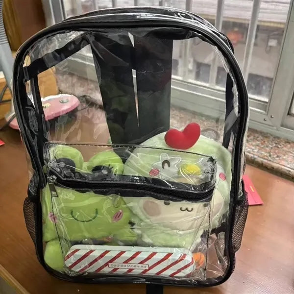 PVC Small Clear Travel Backpack Waterproof Stadium Bag
