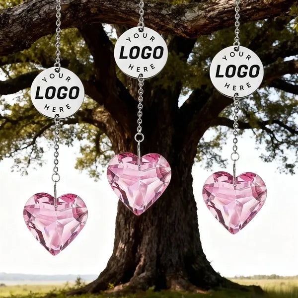 Heart Crystal Hanging Prism Suncatcher Window Rainbow Maker