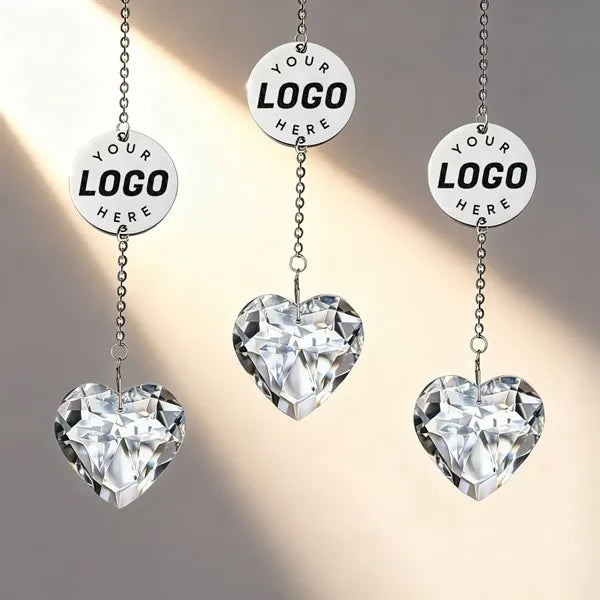 Heart Crystal Hanging Prism Suncatcher Window Rainbow Maker