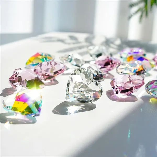 Heart Crystal Hanging Prism Suncatcher Window Rainbow Maker