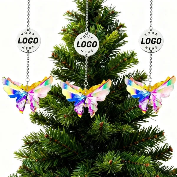 Crystal Butterfly Hanging Suncatcher Window Prism Ornament