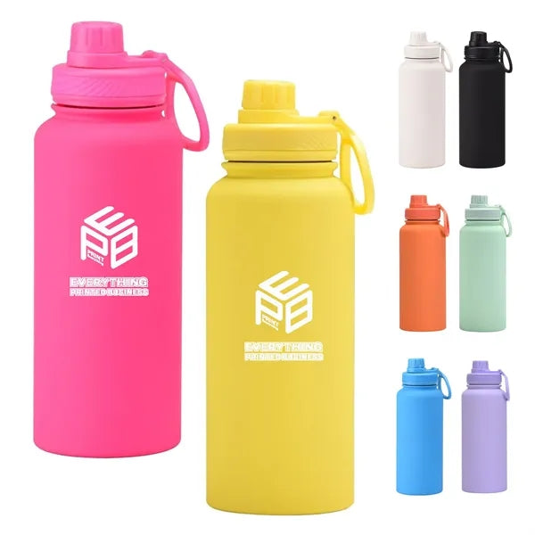 22Oz. Stainless Steel Sports Water Bottle