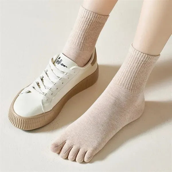 Women Five Toe Socks Cotton Breathable