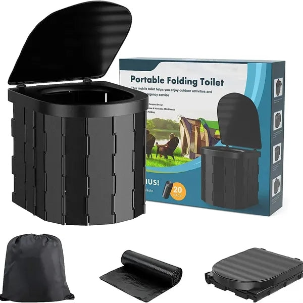Foldable Portable Car Outdoor Toilet