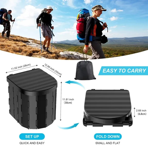 Foldable Portable Car Outdoor Toilet