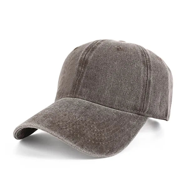 Adjustable Metal Buckle Baseball Cap for Men Women