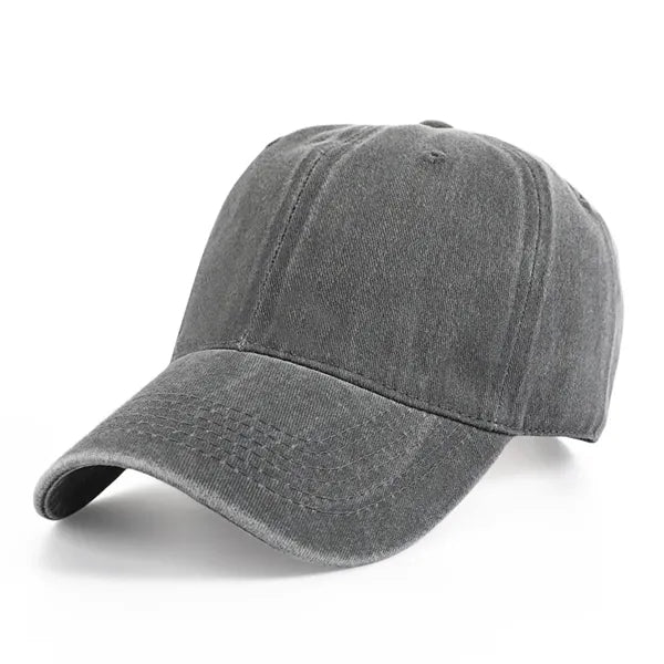 Adjustable Metal Buckle Baseball Cap for Men Women