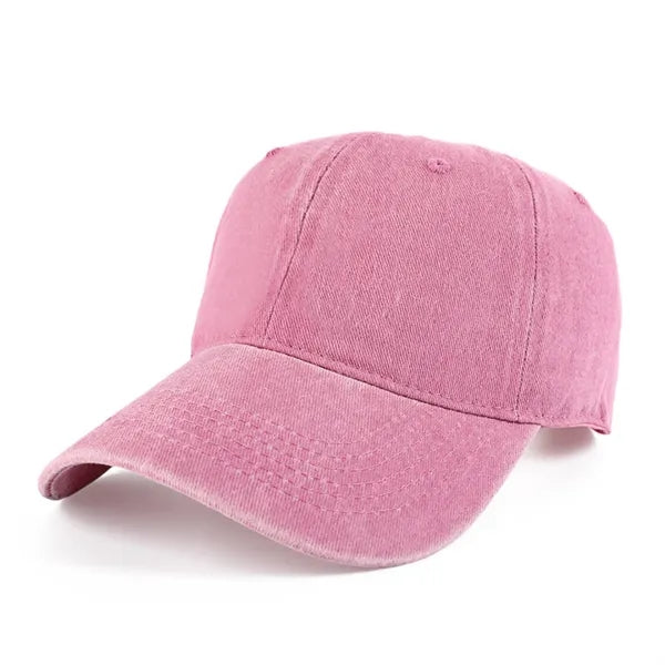 Adjustable Metal Buckle Baseball Cap for Men Women