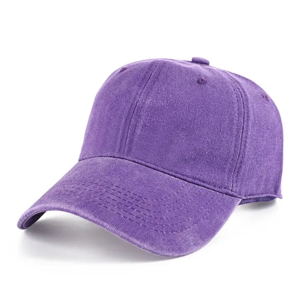 Adjustable Metal Buckle Baseball Cap for Men Women