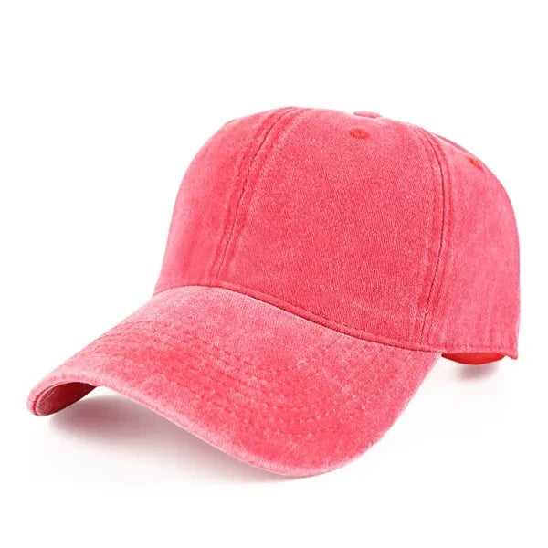 Adjustable Metal Buckle Baseball Cap for Men Women