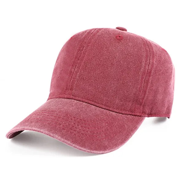 Adjustable Metal Buckle Baseball Cap for Men Women