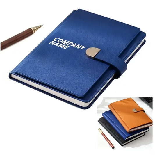 A5 Magnetic Leather Journal Notebook