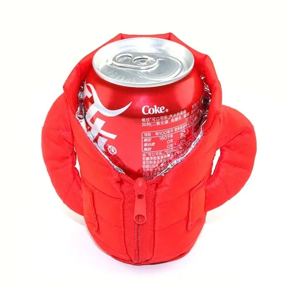 Beer Coat The Puffy Beverage Jacket Insulated Can Cooler