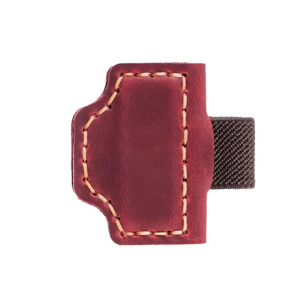 Genuine Leather Magnetic Bookmark Pen Holder