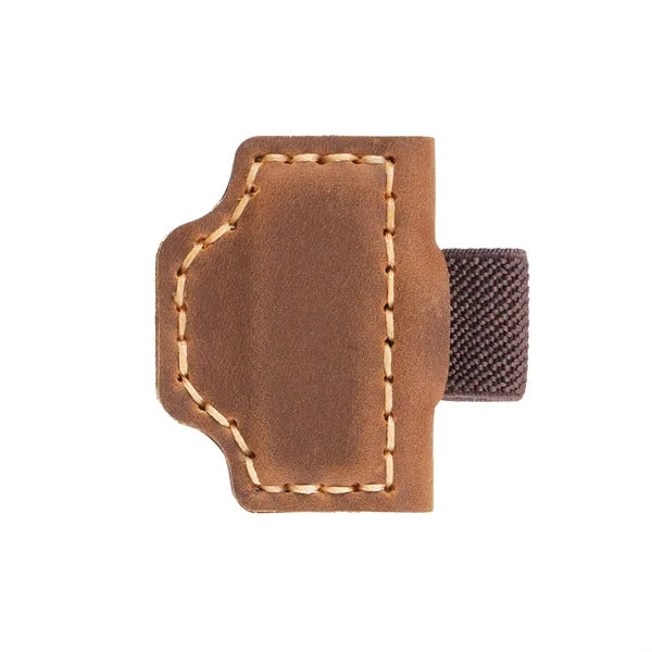 PU Leather Magnetic Bookmark with Pen Holder Durable Elegant