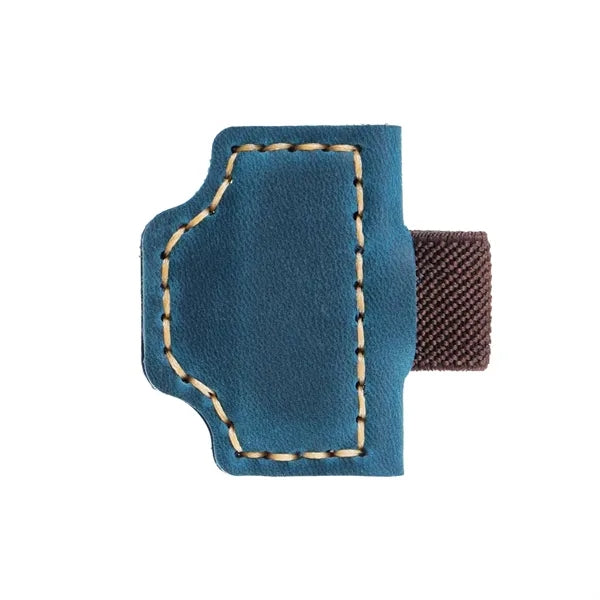 Genuine Leather Magnetic Bookmark Pen Holder