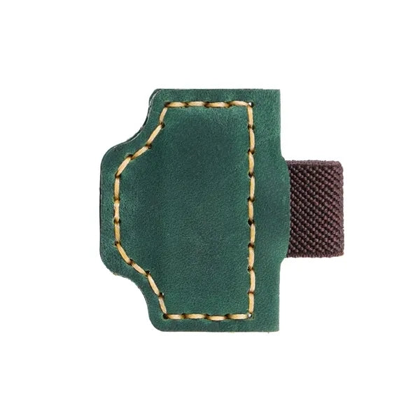 Genuine Leather Magnetic Bookmark Pen Holder