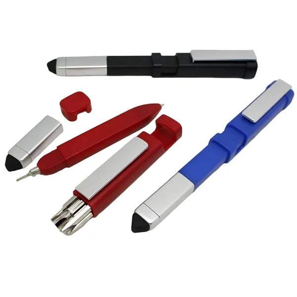 Multi-functional grid tool ballpoint pen