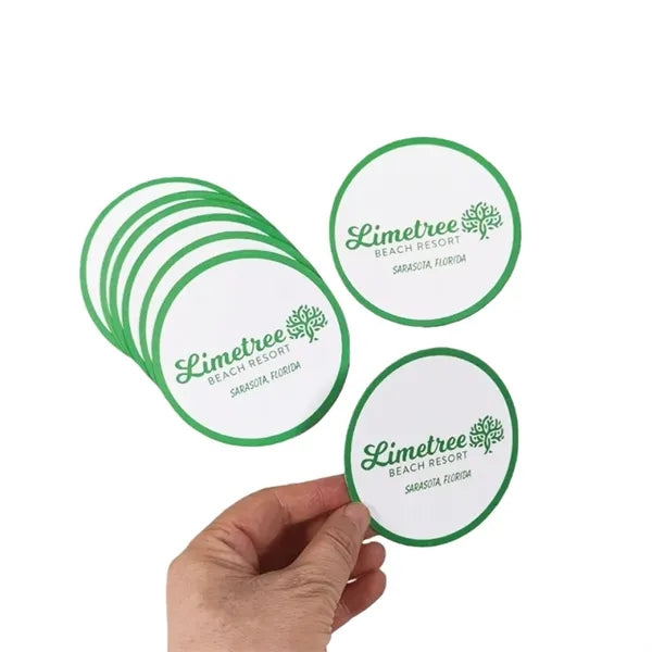 4inches PulpBoard Coaster - Round or Square (2 Mm Thick)
