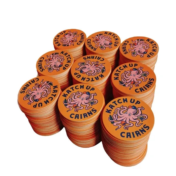4inches PulpBoard Coaster - Round or Square (2 Mm Thick)