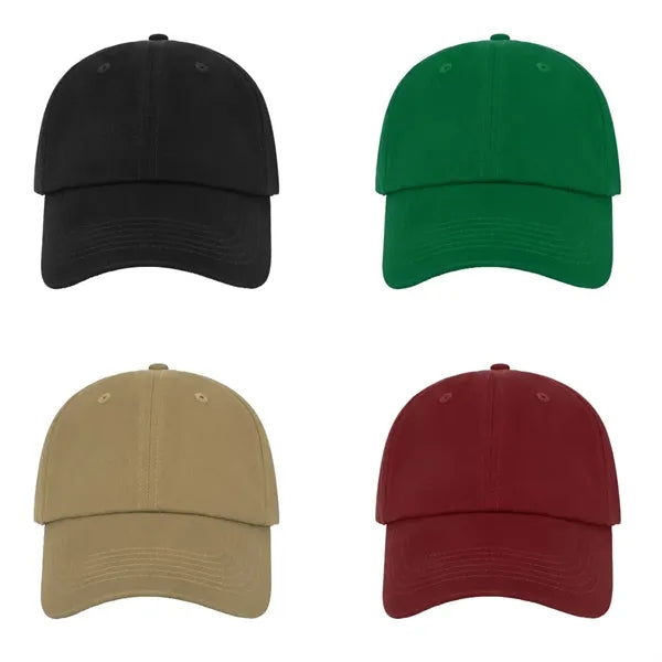 Brushed Cotton Twill Baseball Cap