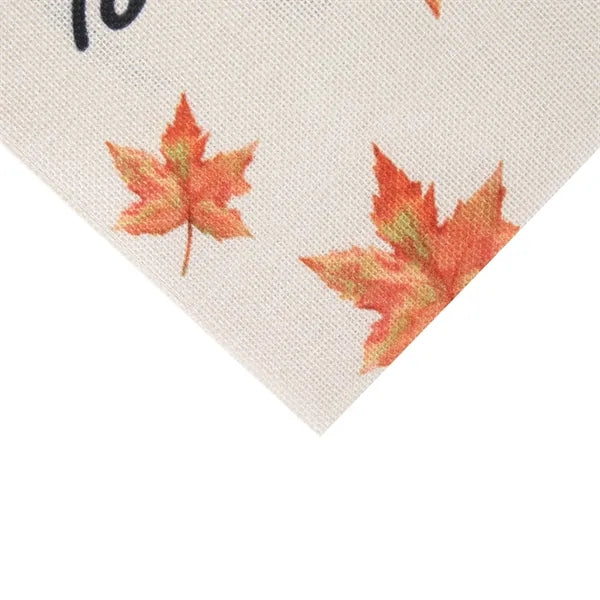 12"x18" Custom Welcome Linen Double Sided Garden Flag