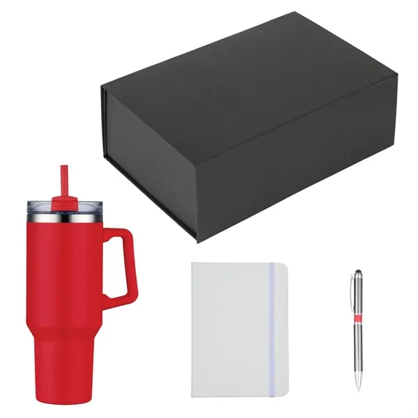 Marigold Tumbler Pen and Notebook Jotter Gift Set