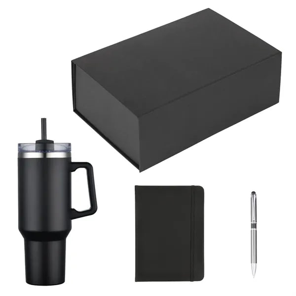 Marigold Tumbler Pen and Notebook Jotter Gift Set