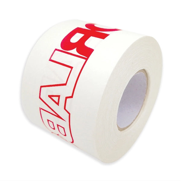 3" * 50 yard Water Activated Gummed White Kraft Paper Tape