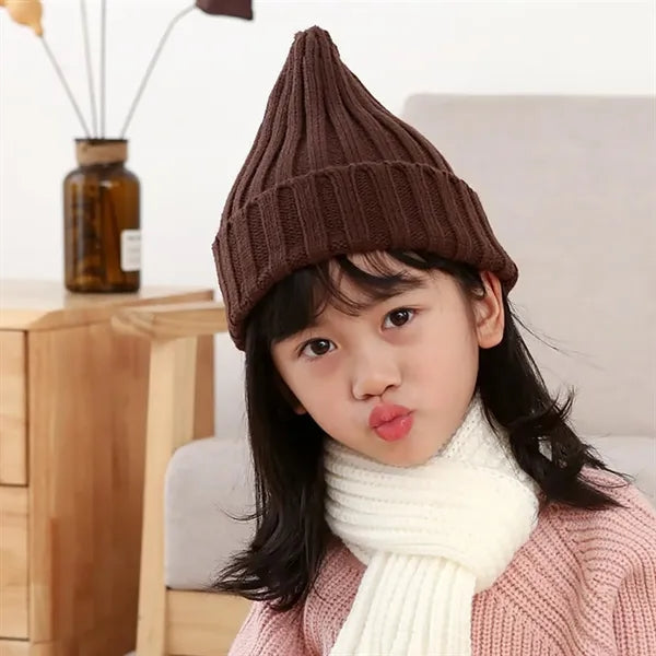 Warm Brimless Knit Beanie Hat for Men Women