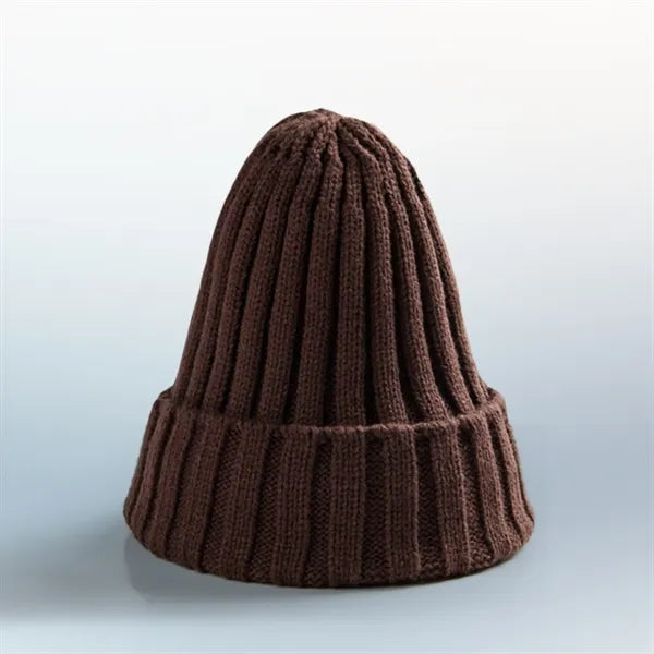 Warm Brimless Knit Beanie Hat for Men Women