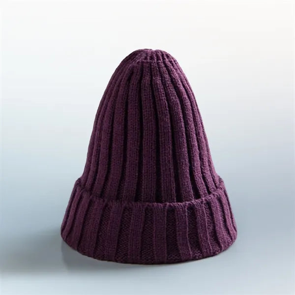 Warm Brimless Knit Beanie Hat for Men Women