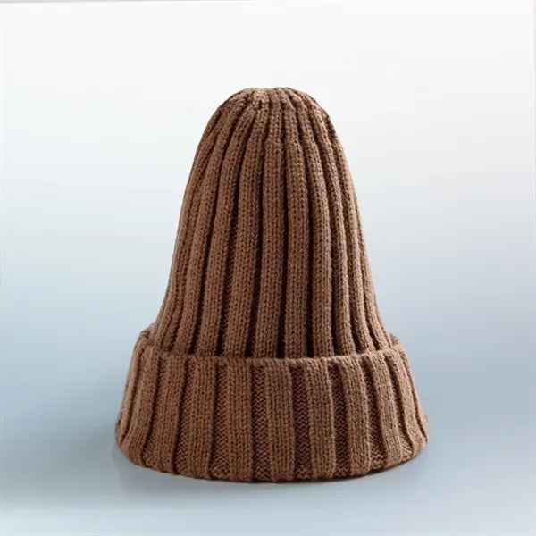Warm Brimless Knit Beanie Hat for Men Women