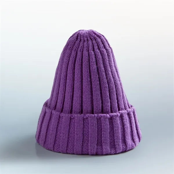 Warm Brimless Knit Beanie Hat for Men Women