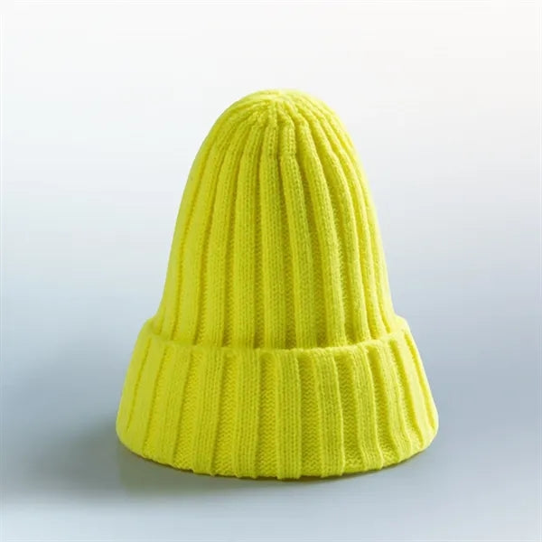 Warm Brimless Knit Beanie Hat for Men Women