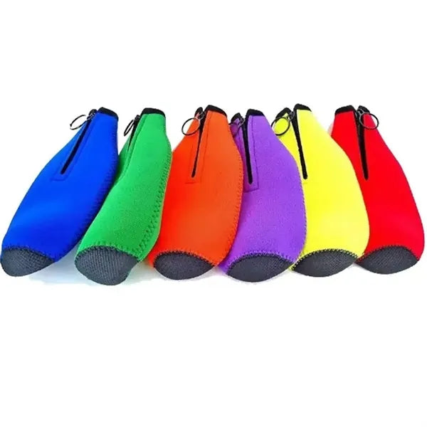 Zippered Full-Color Neoprene Bottle Coolie