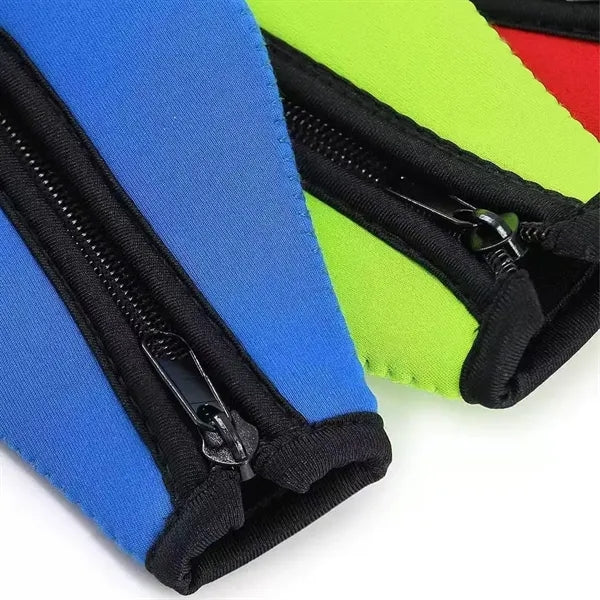 Zippered Full-Color Neoprene Bottle Coolie