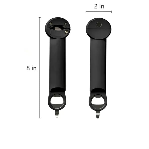 Extendable multi-size can and bottle opener